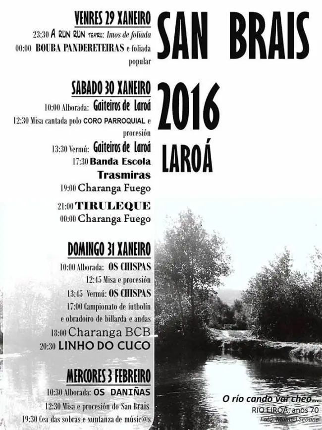 Cartel: San Brais 2016, Laroá
